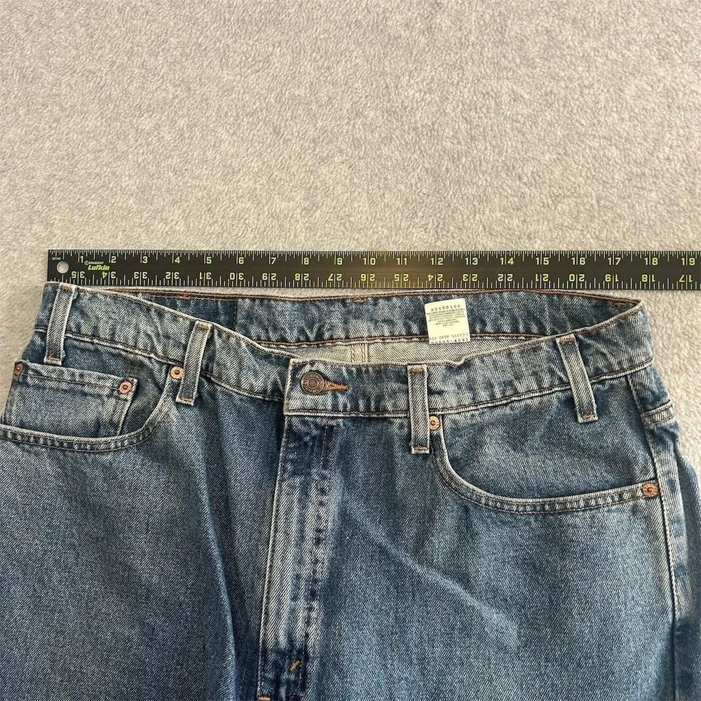 Levi's 505 Jeans Mens Waist 36 Length 30 Blue Straight Leg Denim Vintage 90s Vtg